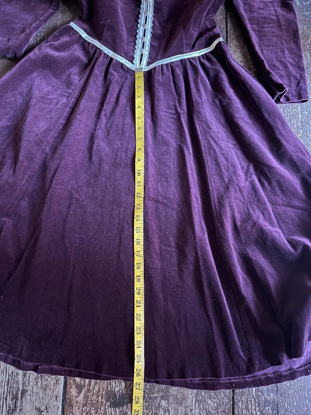 Gunne Sax Velvet Victorian Dress - Picture 9 of 10
